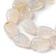 Natürlichen weißen Achat Perlen Stränge G-M418-A07-01-4
