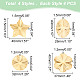 DICOSMETIC 20Pcs 4 Styles Golden Geometric Charms Textured Oval Charms Irregulate Round Charms Star Flower Pendants Stainless Steel Pendants for DIY Jewelry Making STAS-DC0012-29-2