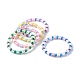 Bastelwürfel mit Acrylperlen mit gemischtem Ausdruck Stretch-Armband für Kinder BJEW-JB06581-1