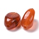 Овальной имитация драгоценных камней акриловые бусины OACR-R052-11-3