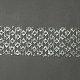 オーガンジーリボン  パーティーの装飾のための素晴らしい  銀  1-5/8インチ（40mm）  100ヤード/ロール（91.44メートル/ロール） ORIB-S018-40mm-1-2