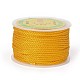 Poliéster cordón de milán para hacer artesanías de joyería diy OCOR-F011-D11-1