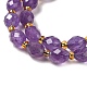 Natural Amethyst Beads Strands G-H297-C09-01-3