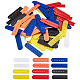 BENECREAT 48 Sets 6 Colors Plastic Snapback Strap Cover FIND-BC0003-51-1