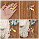 GLOBLELAND 30 Sets Blank Keychain Making Kit with 30 Pcs Acrylic Board and 60 Pcs Tassel Pendants Acrylic Keychain Ornament Sublimation Blanks for DIY Keychains Handmade Gifts DIY-WH0453-25-5