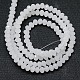 Imitation Jade Glass Rondelle Beads Strands EGLA-F050B-01-3