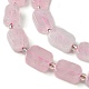 Chapelets de perles en quartz rose naturel G-C098-A15-01-4