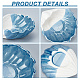 Shell Shape Porcelain Jewelry Plate AJEW-WH0010-77A-5