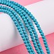 Chapelets de perles en turquoise synthétique TURQ-G106-4mm-02F-6