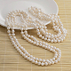 Natural Pearl Beads Necklace NJEW-P126-A-10-01-1