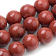 Chapelets de perles en jaspe rouge naturel G-S259-29-8mm-1