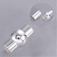 Silver Color Plated Lantern Brass Magnetic Clasps X-KK-G230-6mm-S-2