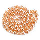 Chapelets de perles en verre transparent électrolytique&nbsp;EGLA-T008-024-B01-2