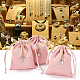 BENECREAT 30Pcs Suede Drawstring Bags Jewelry Pouches 4