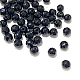 Natürliche schwarze Onyxperlen X-G-D709-6mm-2