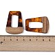 Подвески из смолы и дерева WOOD-F015-11D-3