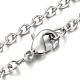 Alloy Silver Heart Lariat Necklaces NJEW-JN01010-07-4