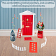 AHANDMAKER 14 Pcs Christmas Miniature Fairy House Set AJEW-WH0291-33-7
