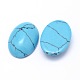Dyed Synthetic Turquoise Oval Cabochons G-L385G-01-1