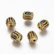 5 pcs accessoires diy ovales faits main perles indonésie  X-IPDL-S005-02-1