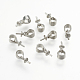 925 pin ciondoli in argento sterling perla tazza cauzione X-STER-K037-032A-1