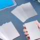 Benecreat 12 шт. прямоугольные пустые визитные карточки из алюминиевого сплава AJEW-BC0001-73P-3