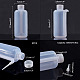 Bottiglie di lavaggio unitario in plastica graduata a bocca larga AJEW-WH0104-33-3