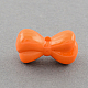 Opaque Acrylic Bow Beads SACR-S024-06-1