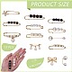 13Pcs 13 Style Acrylic Pearl Beaded Safety Pin Brooch JX430A-2