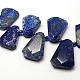 Natural Lapis Lazuli Triangle Bead Strands G-E251-11-2