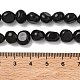 Natürlichen Obsidian Perlen Stränge&nbsp;G-C286-A02-5