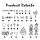 Пластиковые штампы пвх DIY-WH0167-56-31-3