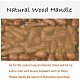 Timbre de sceau de cire en bois bricolage AJEW-WH0131-066-3