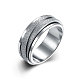 Fashionable 316L Titanium Steel Wide Band Rings for Men RJEW-BB07150-7-1
