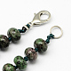 Fashionable Gemstone Beaded Necklaces NJEW-R211-11-2