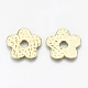 Rack Plating Hammered Alloy Spacer Beads PALLOY-T077-36-NR-2