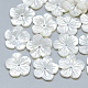 Perles de coquillage blanc naturel SSHEL-S260-055-1