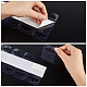 Nbeads 200 Pcs 2 Styles Transparent Self Adhesive Hang Tabs AJEW-NB0002-24-3