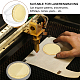 BENECREAT 6pcs Blank Challenge Coin 1.57 Inch Round Metal Stamping Blank Medal 3mm Thick Solid Laser Engravable Discs for DIY Birthday Travel Souvenir AJEW-BC0006-56G-4