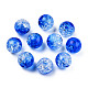 Perles en acrylique transparentes craquelées CACR-N002-21B-3