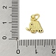 Подвески из настоящей 18-каратной позолоченной латуни с фианитами KK-M283-02F-02-3