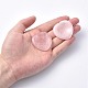 Натуральный розовый кварц большой палец беспокойства камень G-N0325-01H-4
