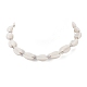 Акриловые ожерелья из бисера для женщин NJEW-JN04297-4