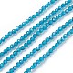 Chapelets de perles en verre transparente   GLAA-F094-A11-1