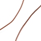 韓国製弾性水晶の線  ココナッツブラウン  1mm  約109.36ヤード（100m）/ロール EW-N004-1mm-02-3