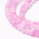 Rociar perlas de vidrio pintado hebras X-GLAA-A038-A-78-3