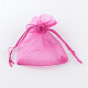 Rectangle Organza Bags with Glitter Sequins OP-R020-10x12-M-3