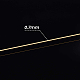 ジュエリー製作用丸銅線  ライトゴールド  0.7mm  21ゲージ  約65.61フィート（20m）/ロール CWIR-BC0004-0.7mm-07-4