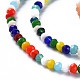 Chapelets de perles en verre à facettes GLAA-S197-001A-A01-3
