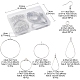 Kit de fabrication de boucles d'oreilles enroulées de fil de bricolage DIY-FS0005-09-6